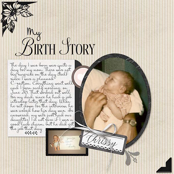 The Story of a Baby Scrapbook