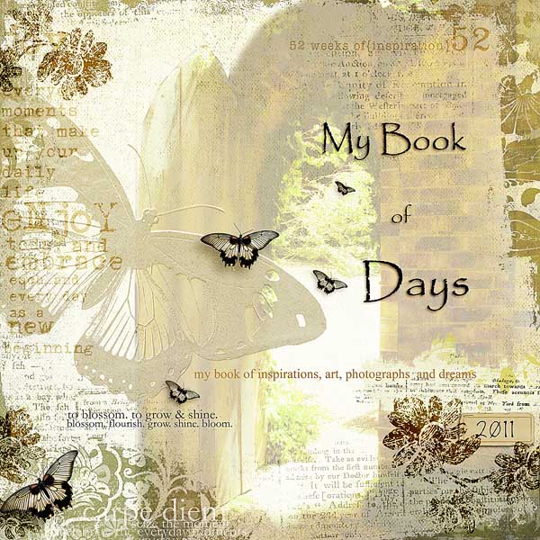 MY BOOK OF DAYS - COVER