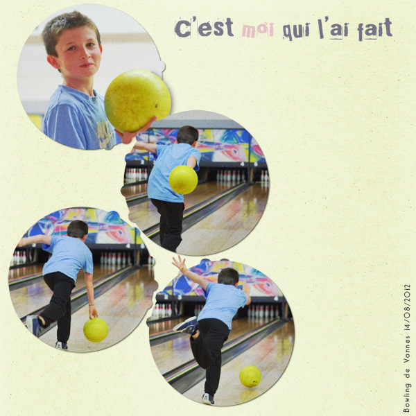 My bowling player ... I did it ;o)