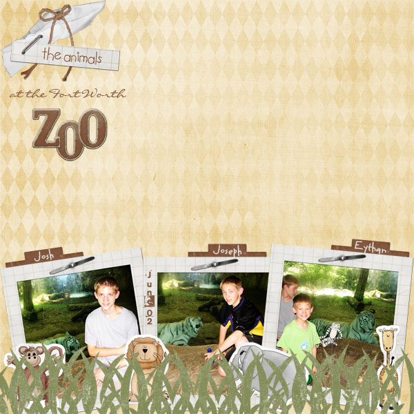 My boys at the zoo