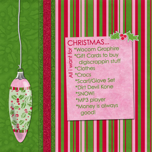 My Christmas Wish List