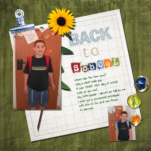 My Fifth Grader