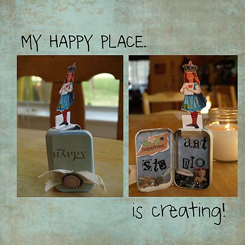 my Happy Place - ALTERED CHALLENGE