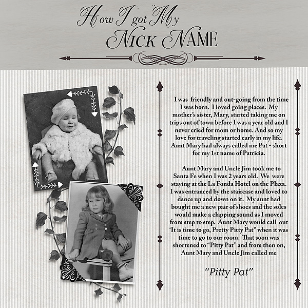 My Story by Karen Schulz Designs Digital Art Layout 01 by Kay