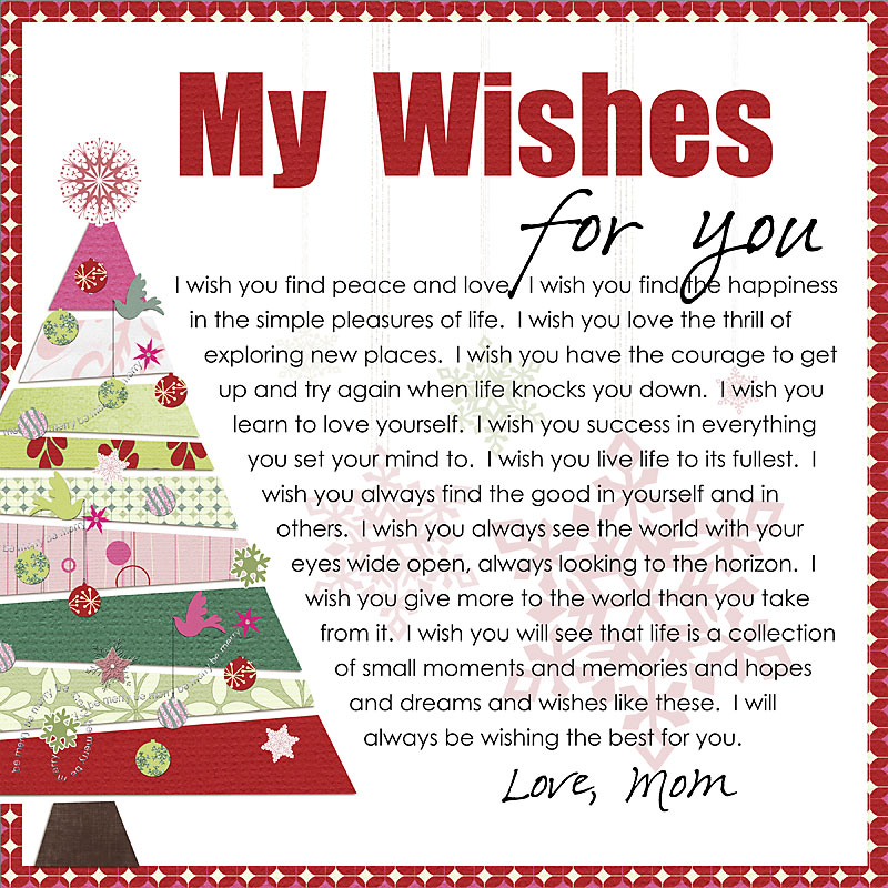 My Wishes For You