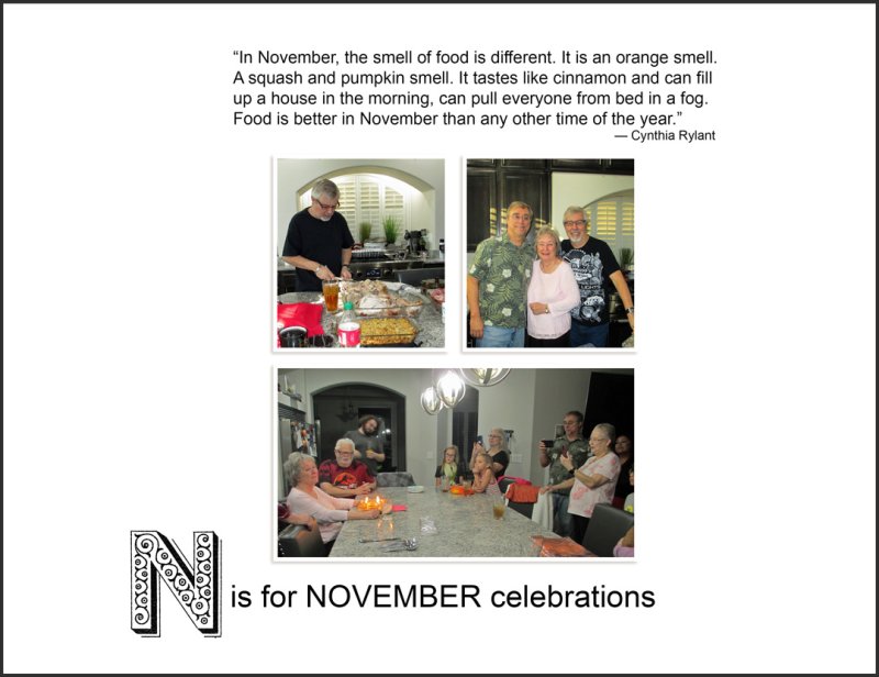 N is for November celebrations