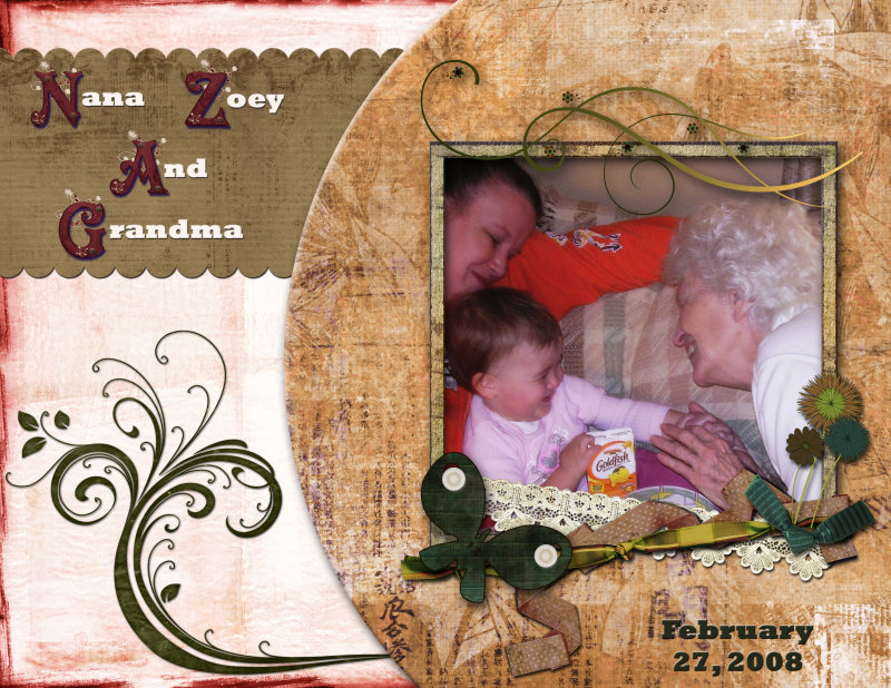 Nana, Isabella and Grandma