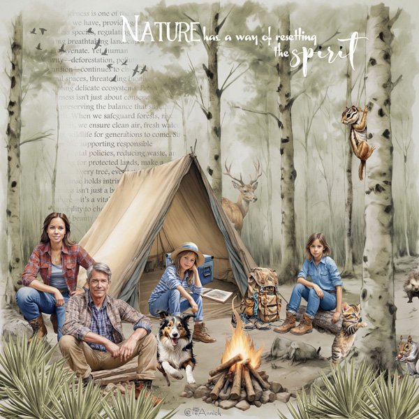 "Nature has a way of resetting the spirit"