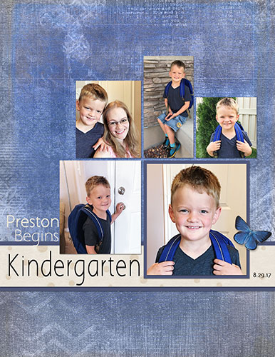 NBK 08-28-17_Scraplift Challenge_Preston Begins Kindergarten