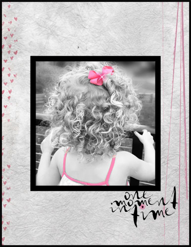 NBK Design Challenge: B&W with a Splash_Clara in Pink