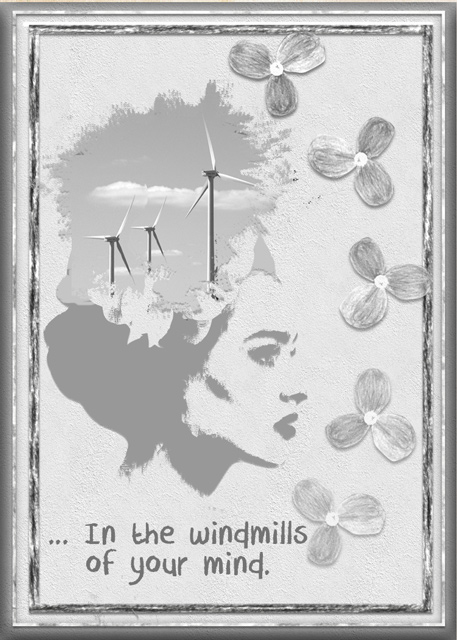 NBK Designs Art Challenge 10/03-10/09 - ATC 2016-63 The Windmills