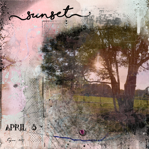 NBK font challenge ~ Sunset