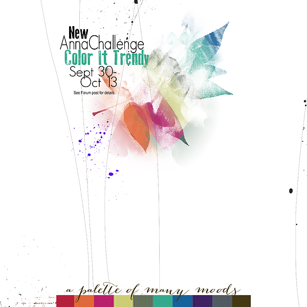 New AnnaChallenge Color It Trendy (Sept 30-Oct 13)