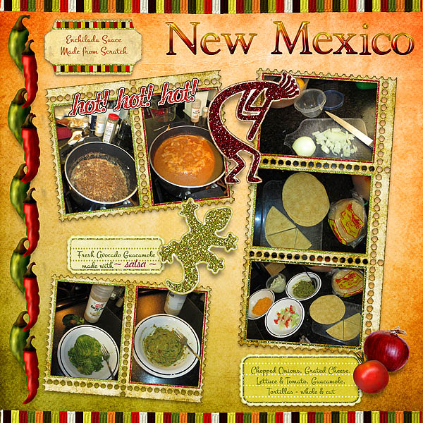 New Mexico Enchiladas - Left Page