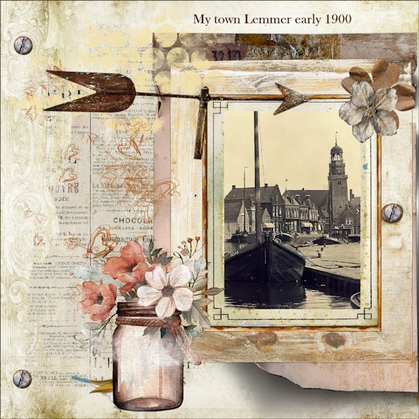 Nov.2025- Challenge #6 - 52 Inspirations-My town Lemmer-early years 1900.jpg