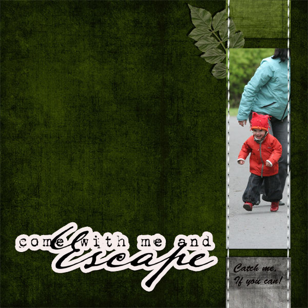 O Escape : Word ART : Catch me if you can!