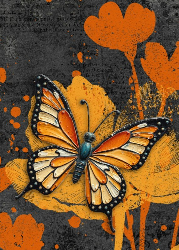 October ATC - Orange & Black