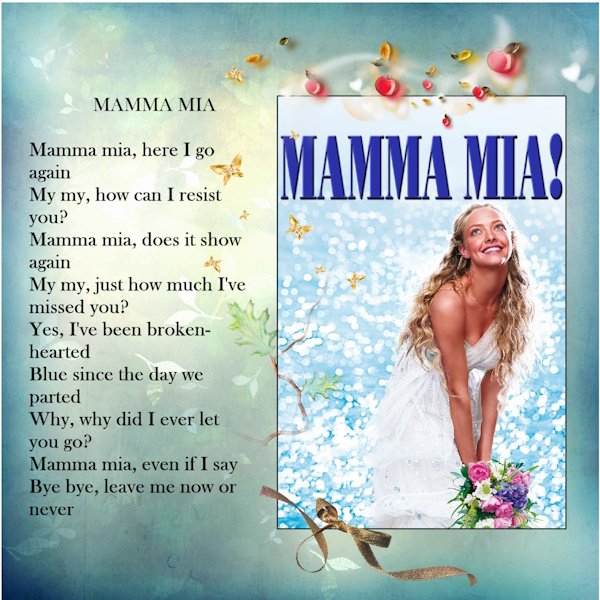 October Challenge #2 - Lyrics & Poems -MAMMA Mia.jpg