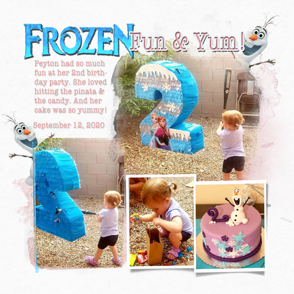 Olaf Birthday Cake