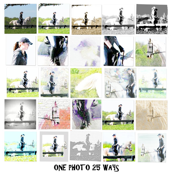 One Photo 25 Ways