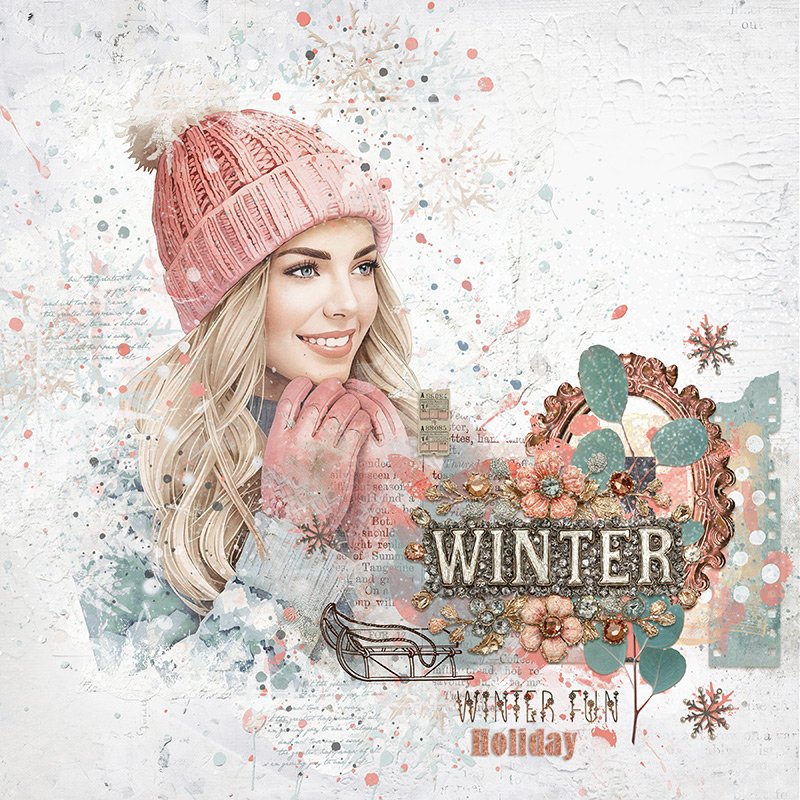 One word challenge Winter Fun