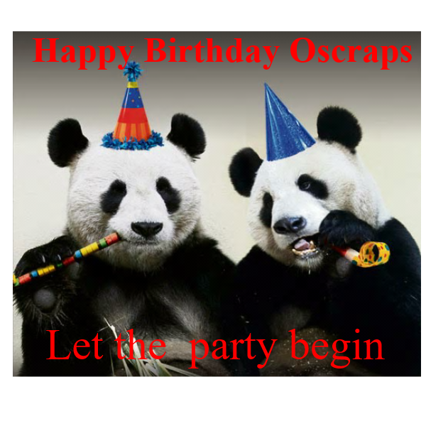 Oscraps Birthday Party.