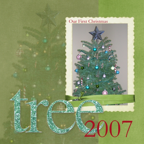 Our first christmas tree...