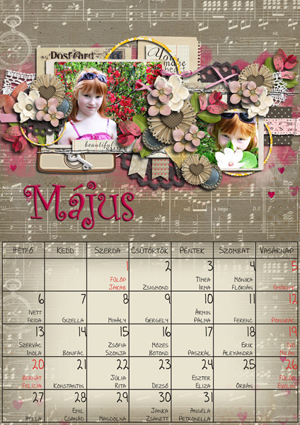 Our May calendar