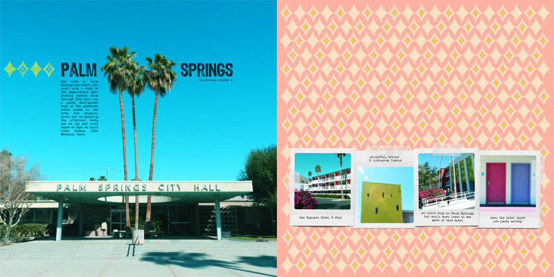 Palm Springs (Double Page Set 1)