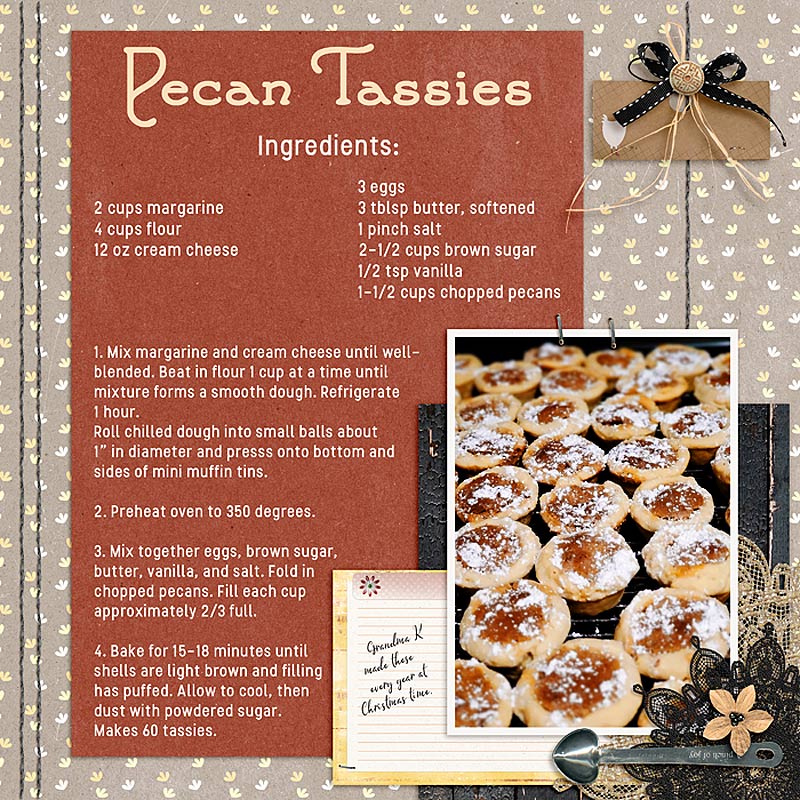 Pecan Tassies - Challenge 3