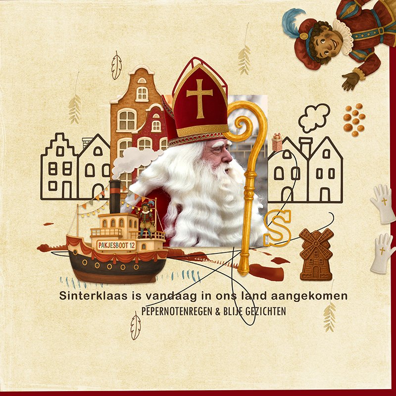 Pepernoten en blije gezichten