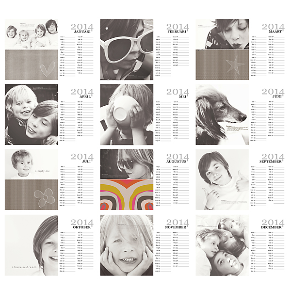 Photocase calendar 2014