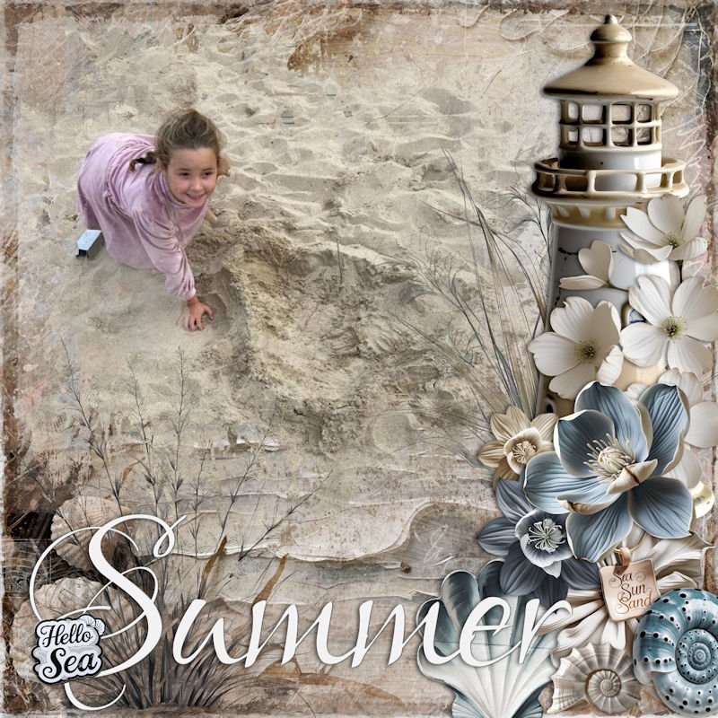 Playing in the sand