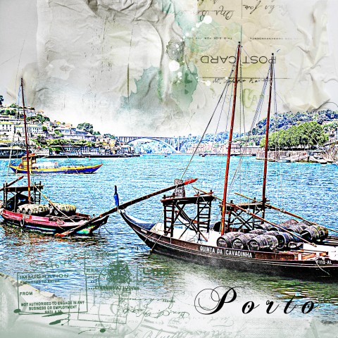 Porto Portugal postcard