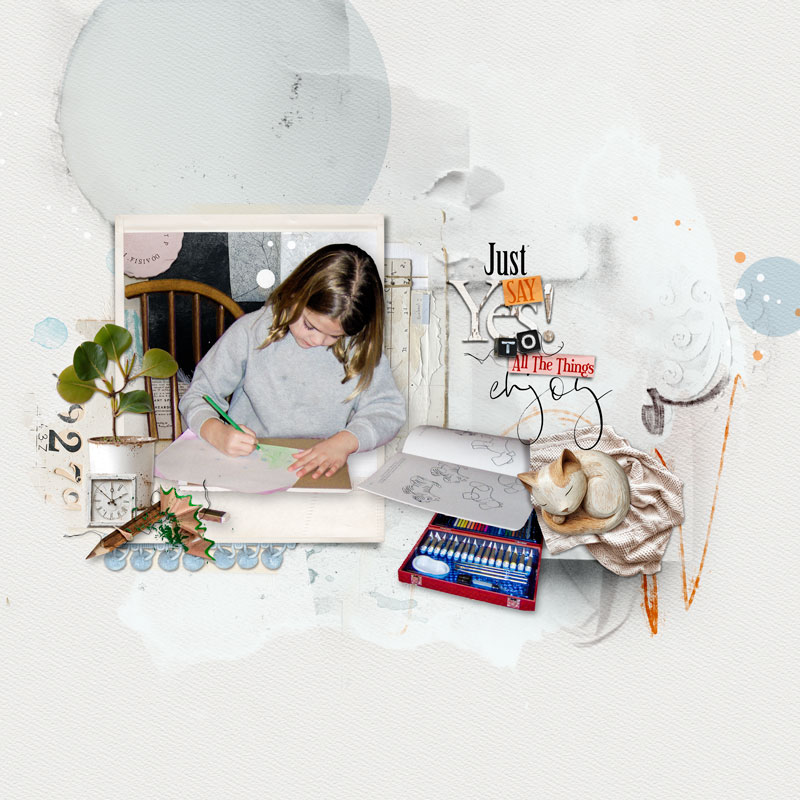 Practicing drawing animals