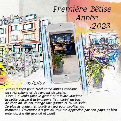 première bêtise de l'année pour commencer l'année 02/01/23