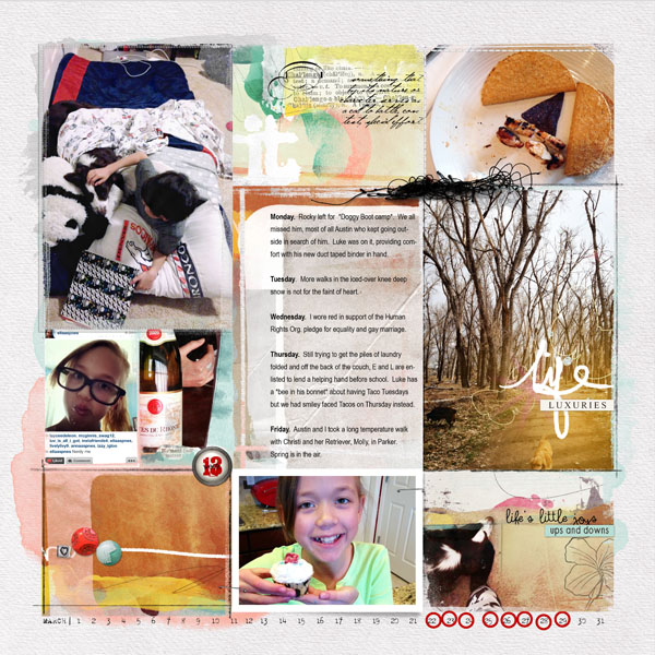 Project Life Week 13 page 2