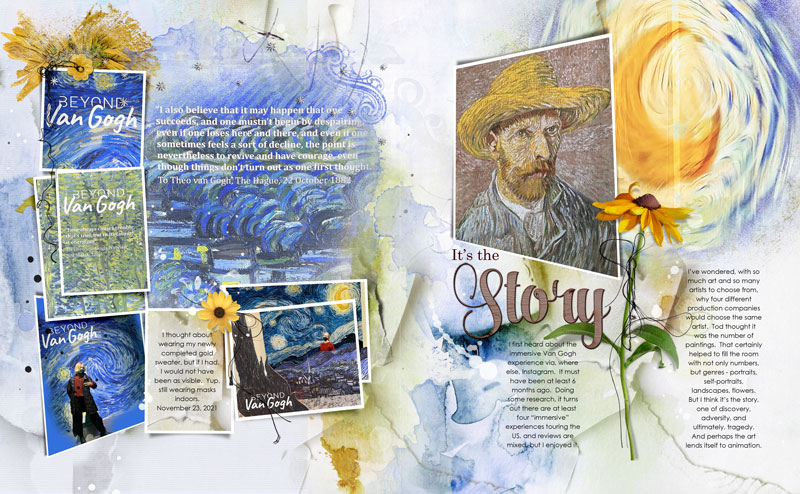 Project Template Album 7 Mini Palette Amity Van Gogh Experience