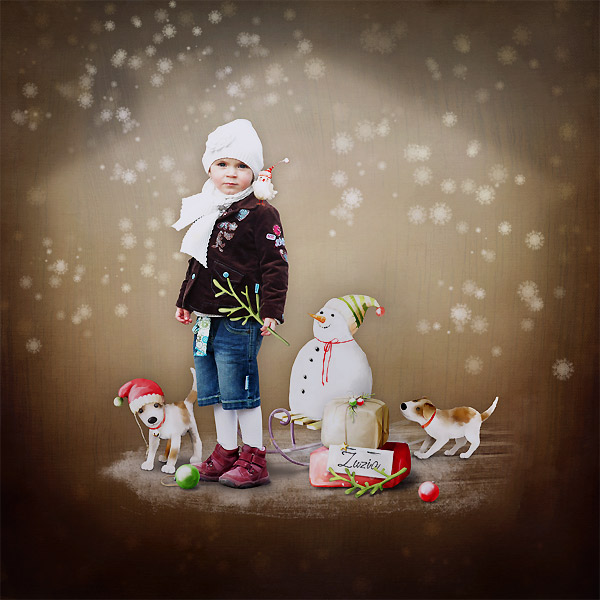 Puppy Christmas by emeto designs