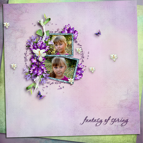 Purple fantasy of Spring