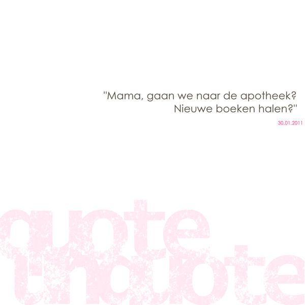 QuoteUnquote 30.01.2011