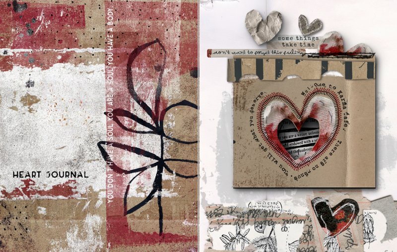 Rachel's Jan MM Challenge: Heart Journal 2.0