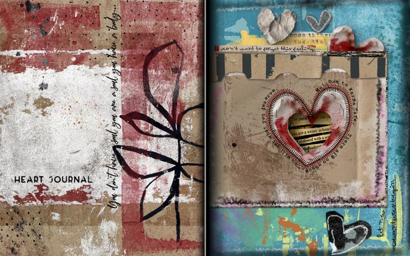 Rachel's Jan MM Challenge: Heart Journal