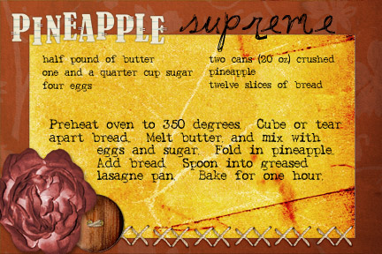 Recipe - Pineapple Supreme