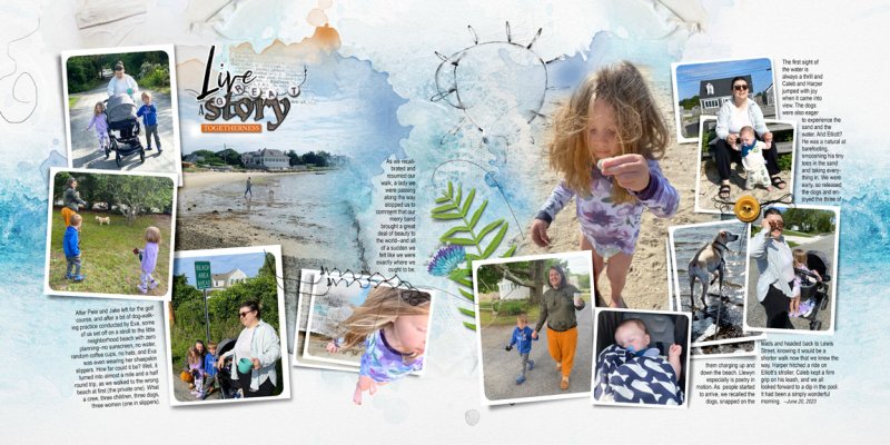 Redo--Beach Walk Spread