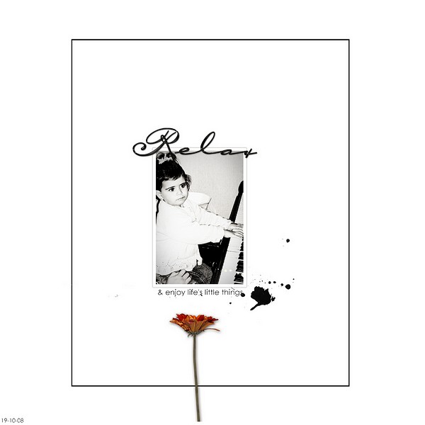 Relax - Nina's blog challenge