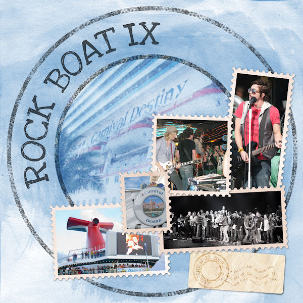 Rock Boat IX Postage