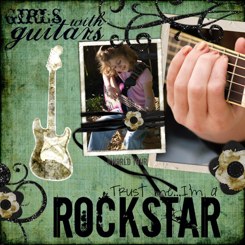 Rockstars, Girls with Guitars, Emma and Cora!!!! PG 1