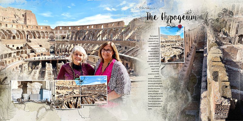 Rome Italy, The Colosseum Hypogeum