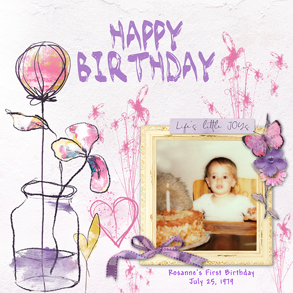 Rosanne's First Birthday